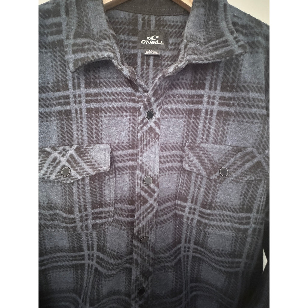 O'Neill Superfleece Plaid Fleece Shirt Mens S