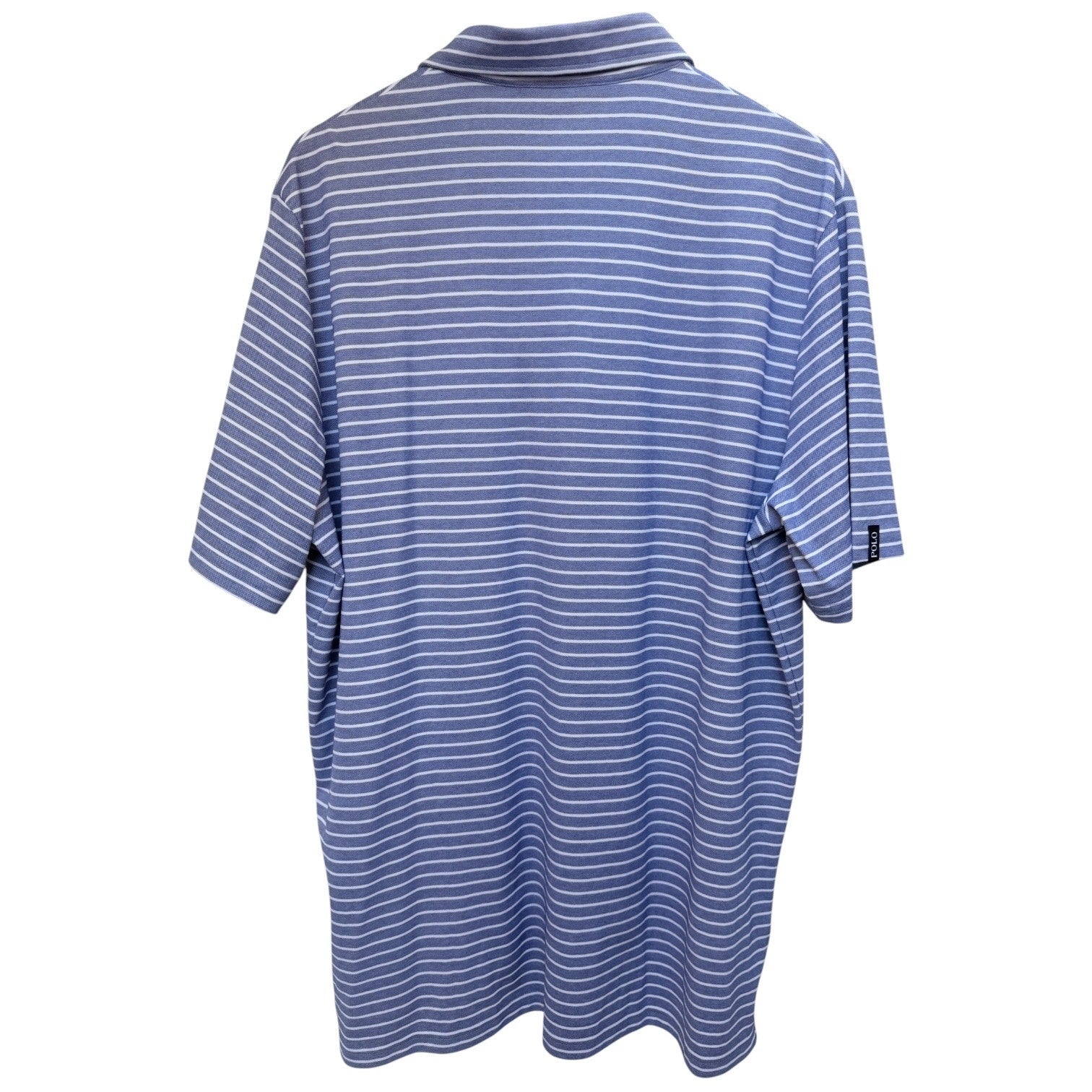 Polo Golf Ralph Lauren Striped Polo Shirt Mens XL Blue White PGA League NWT