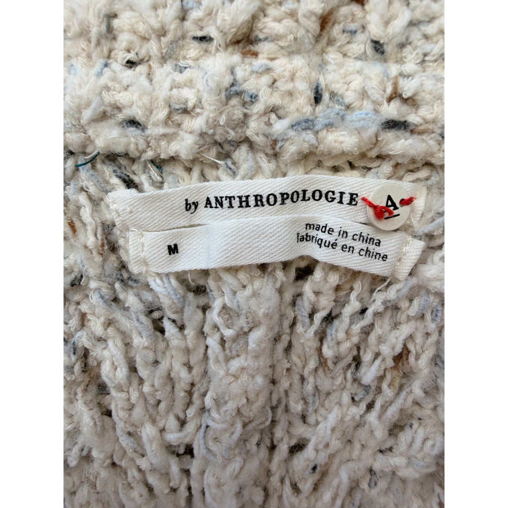 Anthropologie Cable Knit Sweater Pants Gray Womens M