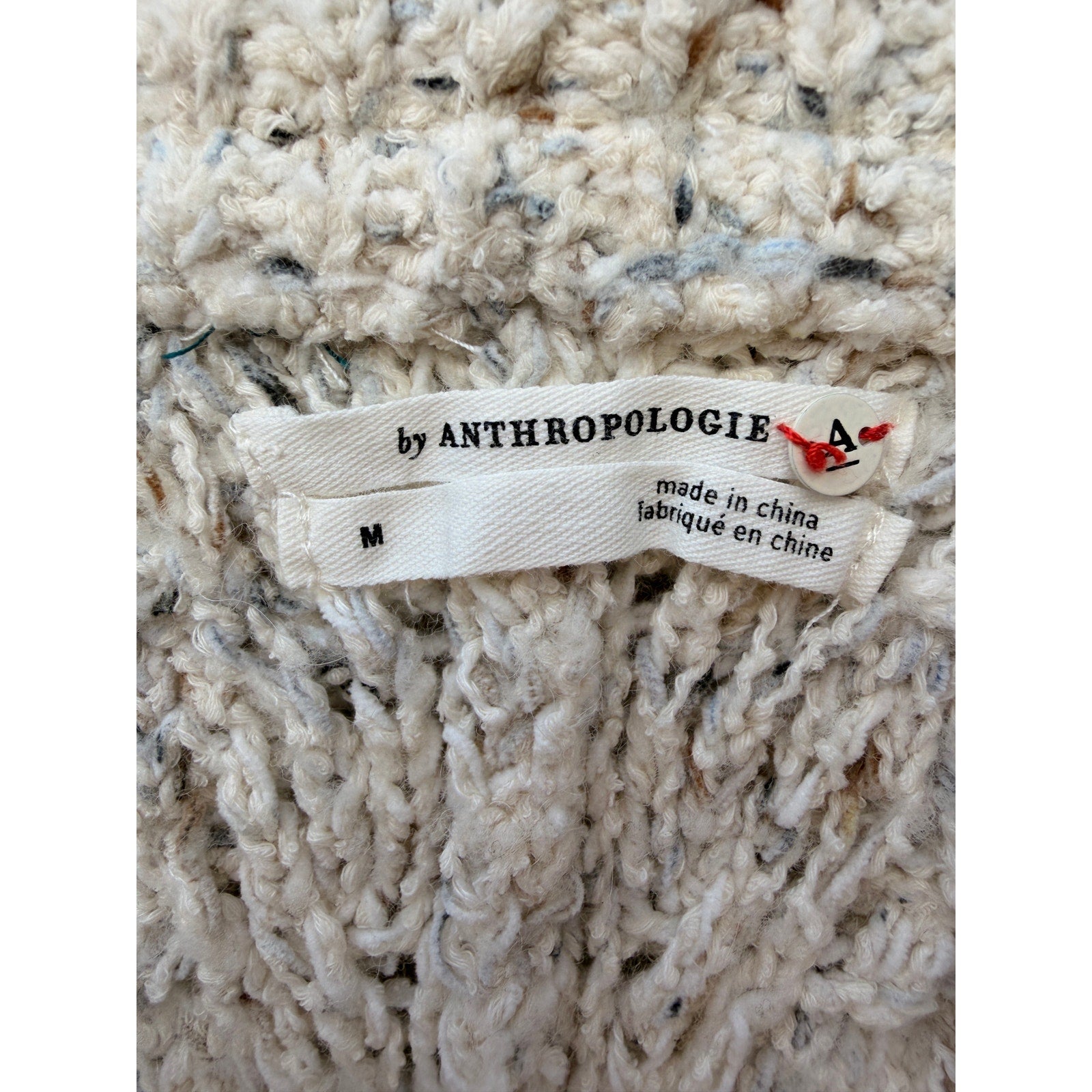 Anthropologie Cable Knit Sweater Pants Gray Womens M