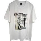 G-Star RAW Men's HQ Print Graphic T-Shirt 2XL White