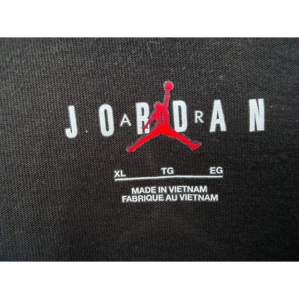Jordan Graphic T Shirt Mens XL Black Nike Basketball Streetwear Tee