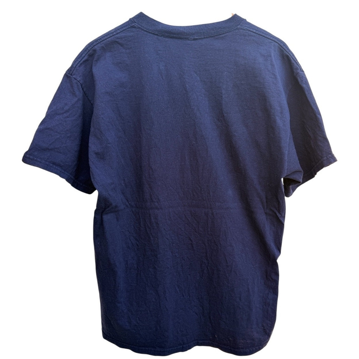 Denver Broncos NFL T Shirt Mens Large Blue Team Logo Football Fan Shirt