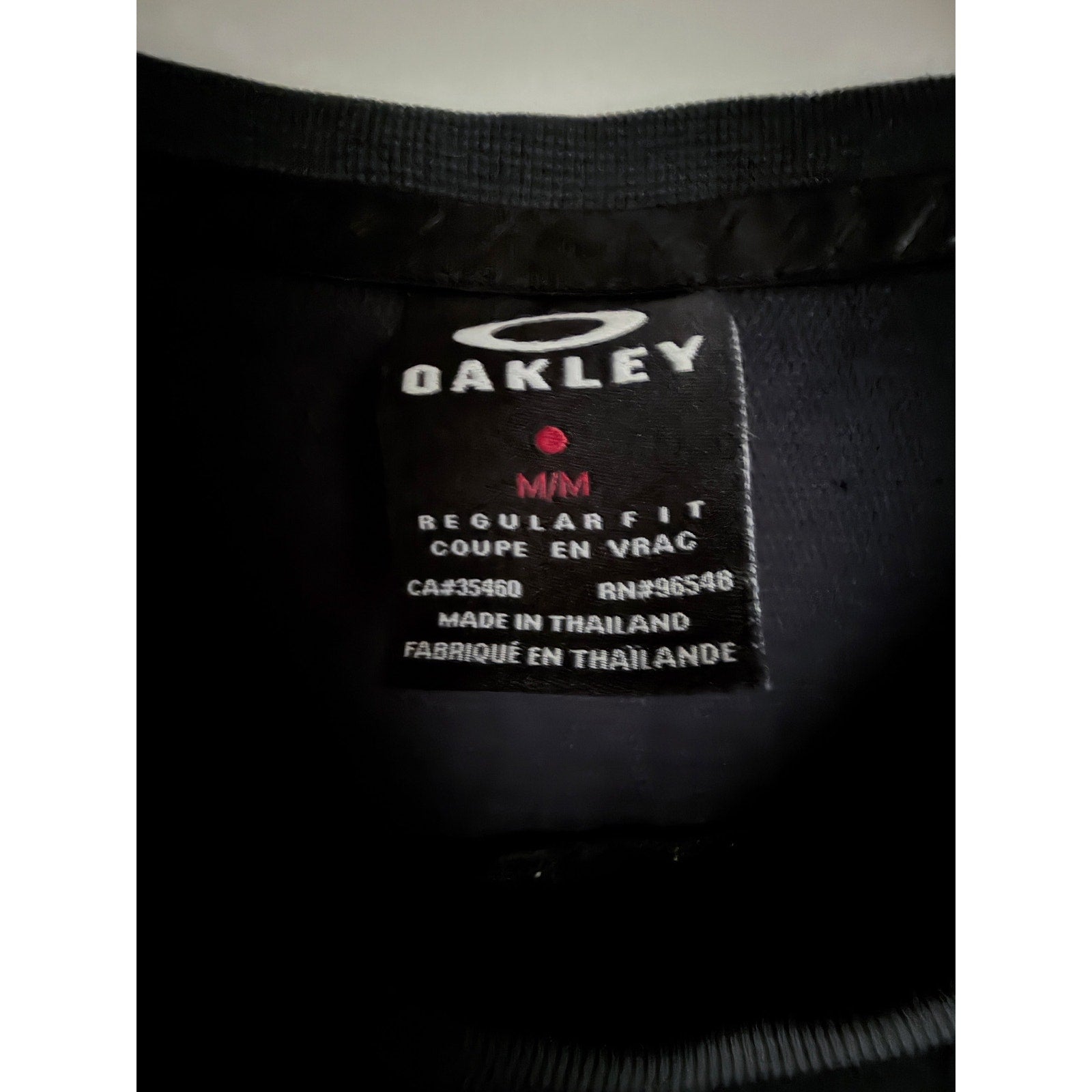 Oakley Pocket Performance T Shirt Mens Medium Black