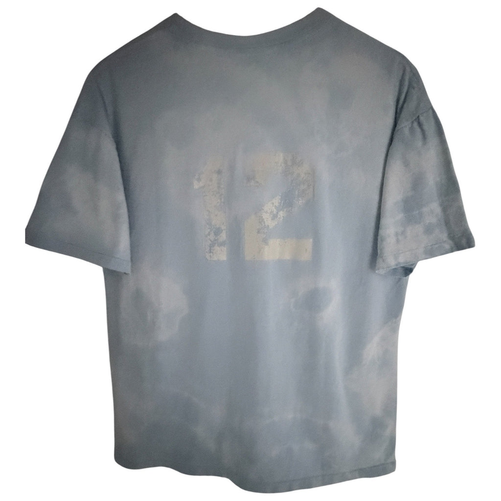 Miller Tie Dye Graphic T Shirt Mens XL Blue Made In USA