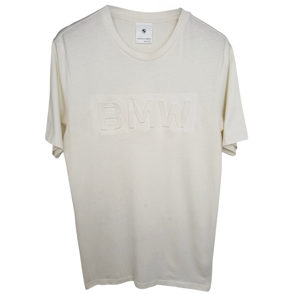 BMW Men's Ivory Goods With Freude T-Shirt — front view