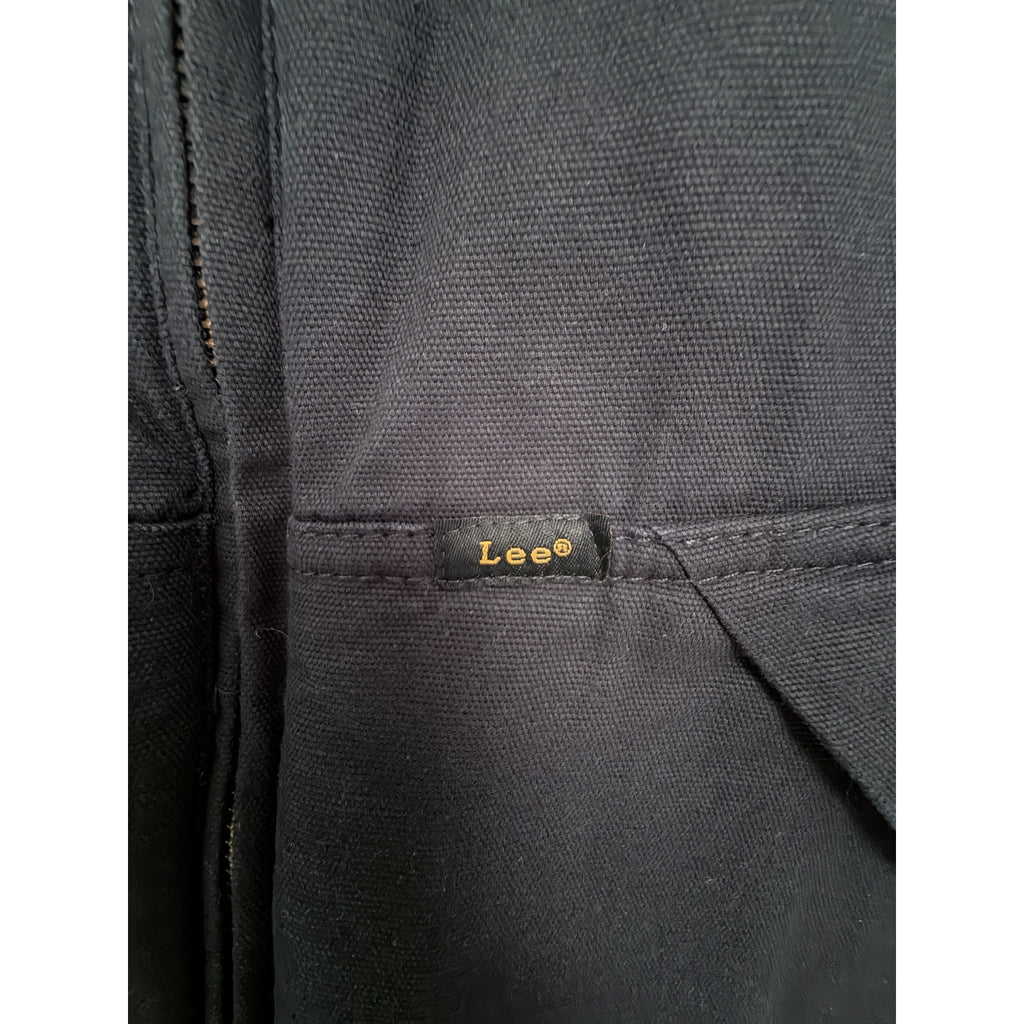 Lee Premium Select Mens Medium Black Sherpa Lined Full Zip Vest