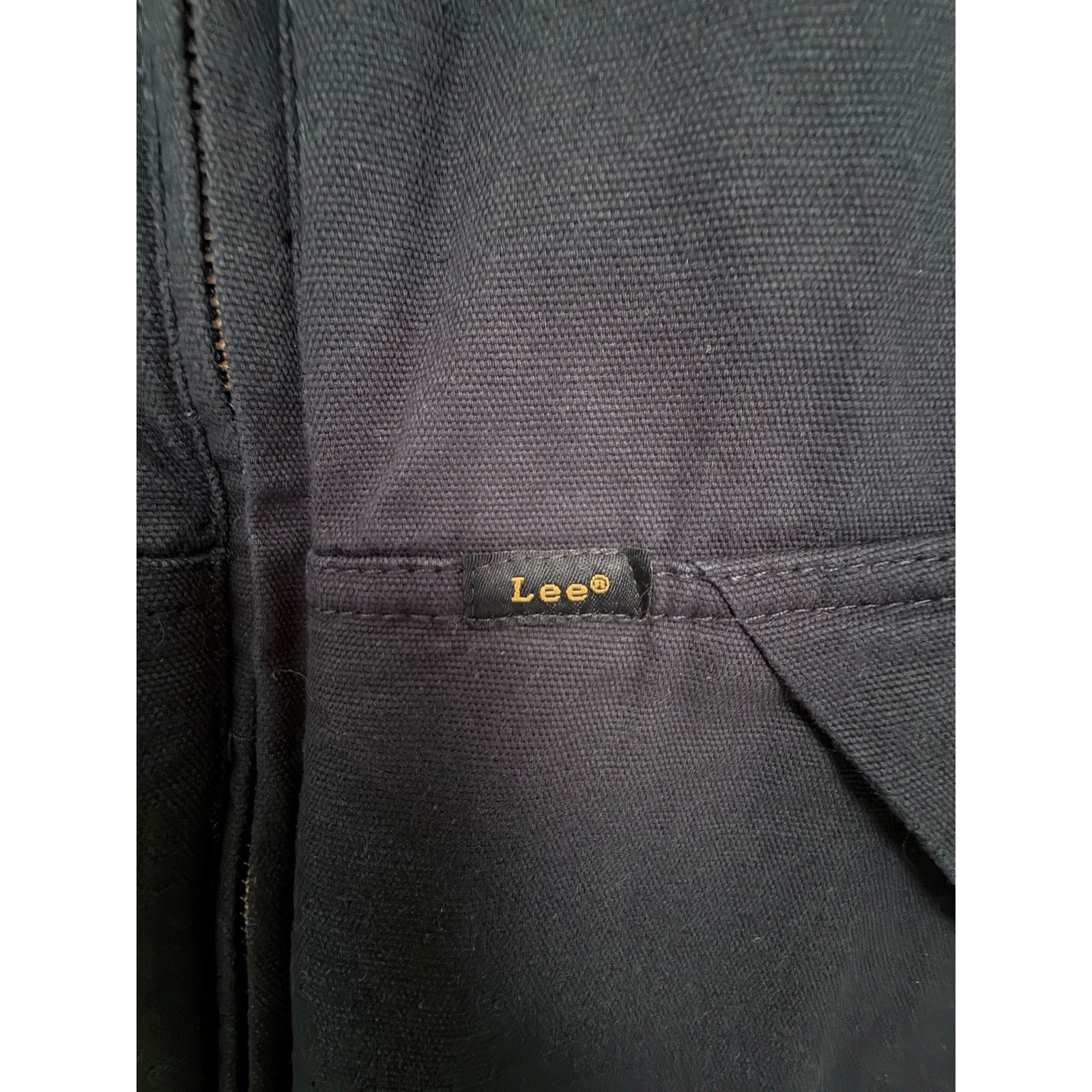 Lee Premium Select Mens Medium Black Sherpa Lined Full Zip Vest