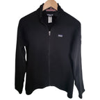 Patagonia Womens Small Black Zip Performance Fleece Jacket Lightweight Outdoor