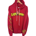 Crew Lyfe Men's Red Bulkmania Hoodie — front view