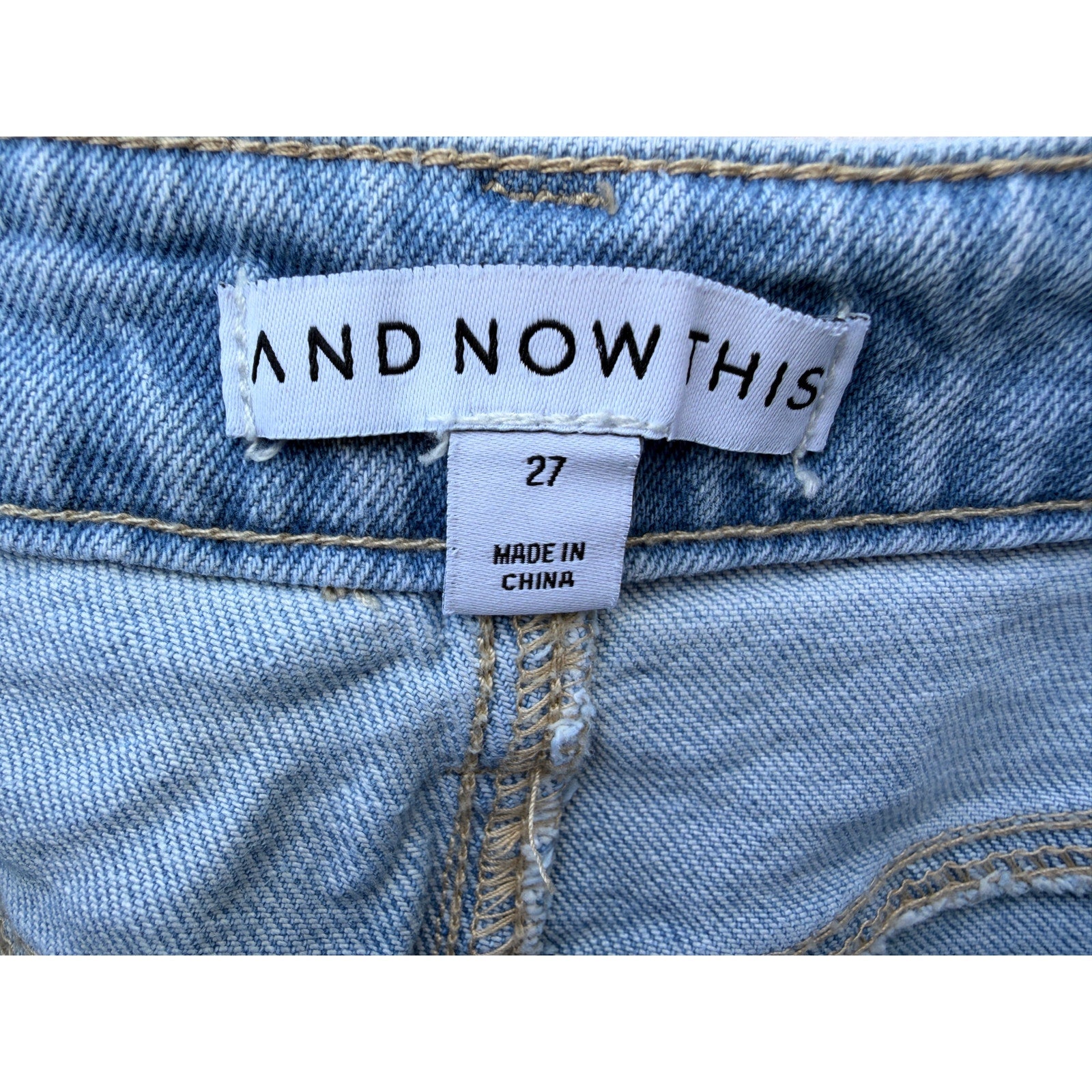 Wide Leg Cargo Jeans Womens 27 Light Wash Baggy Y2K Streetwear Denim Pants additional view 3