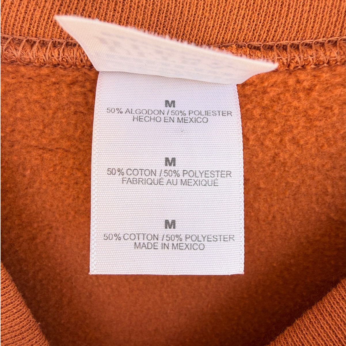 Texas Longhorns Sweatshirt Mens Medium Orange Crewneck NCAA Football Graphic