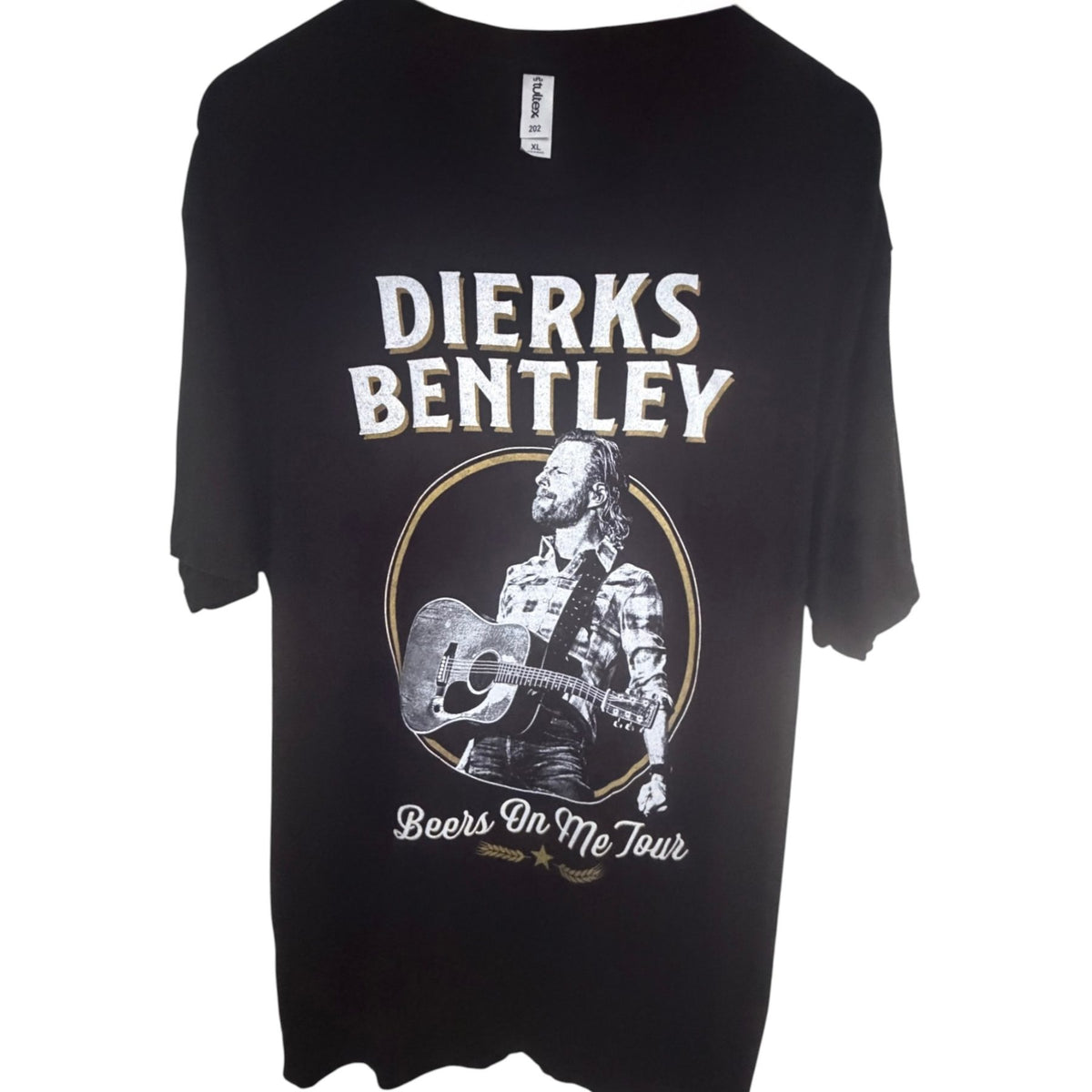 Tultex Men's Black Dierks Bentley T-Shirt — front view