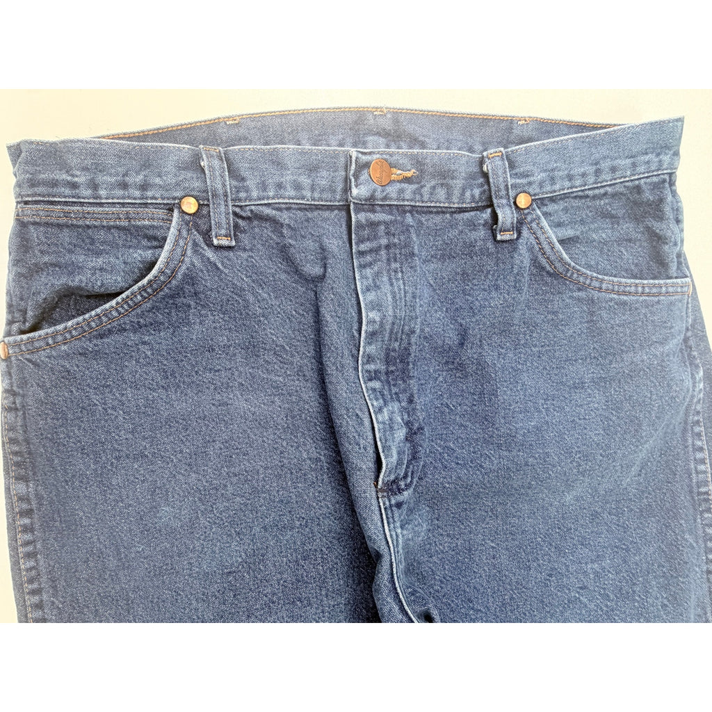 Wrangler Relaxed Fit Jeans Mens 38x30 Blue Western Denim Pants