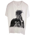Juice WRLD Graphic 999 Club T Shirt Mens Large White Rap Hip Hop Portrait Tee