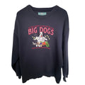 Big Dogs If You Can't Cook With The Big Dogs Sweatshirt Mens Large Navy Crewneck