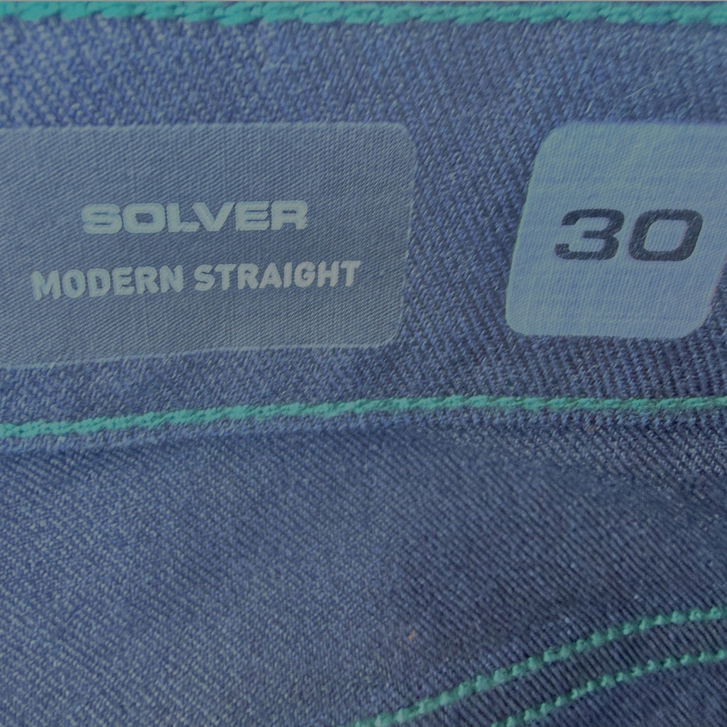 Volcom Denim Jeans Mens 30 Dark Blue Straight Leg Skate Denim Pants