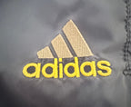 adidas Men's Blue Fleece Striped Activewear Pants — view 7
