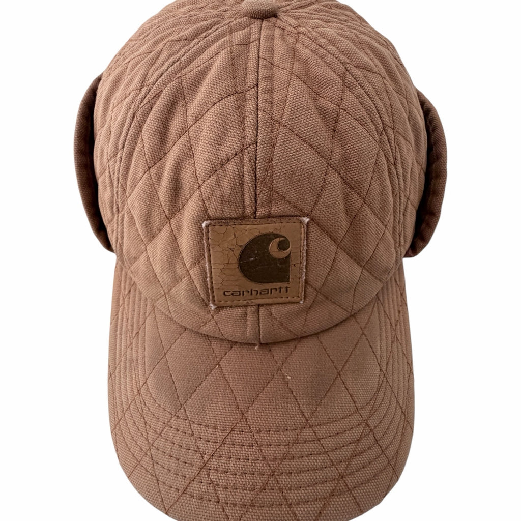 Carhartt Quilted Ear Flap Hat Brown