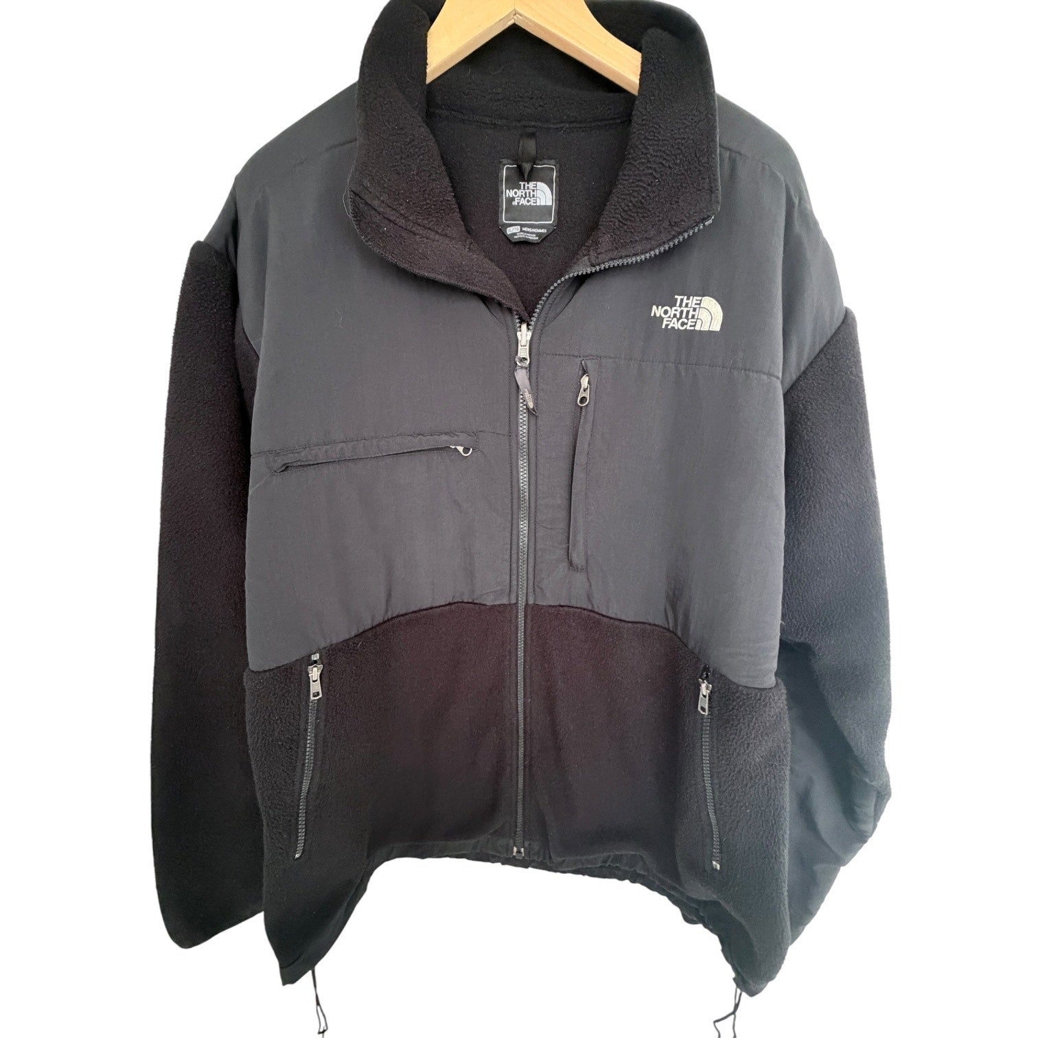 The North Face Denali Fleece Jacket Mens XL Black Full Zip Polartec Outdoor