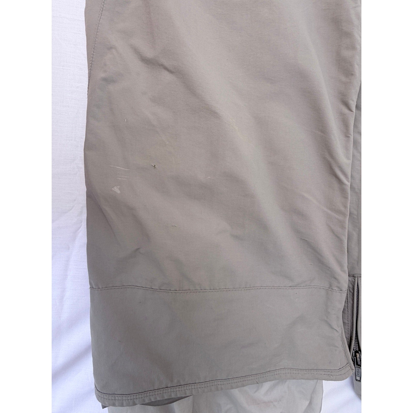 Burton Mens Snowboard Pants Large Beige Waterproof Insulated Ski Snow