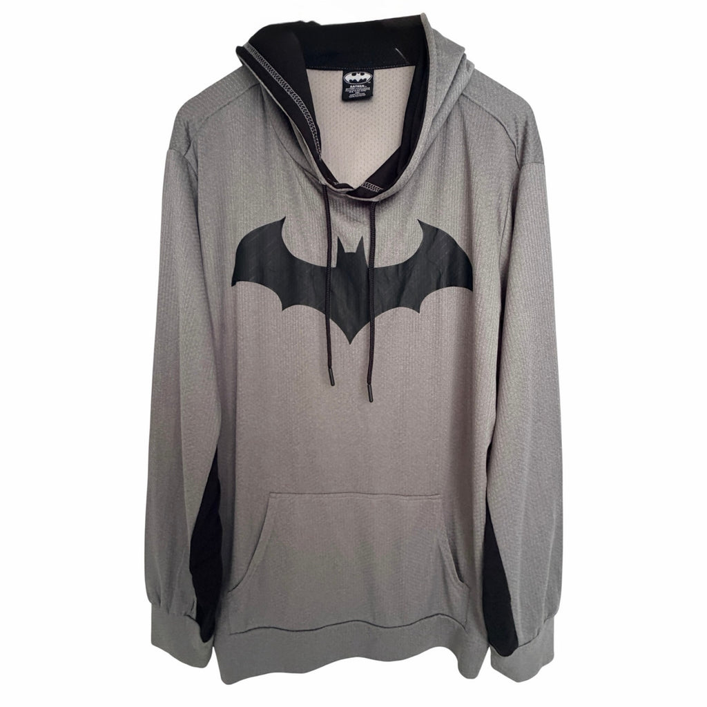 Batman Performance Hoodie Mens 2XL Gray