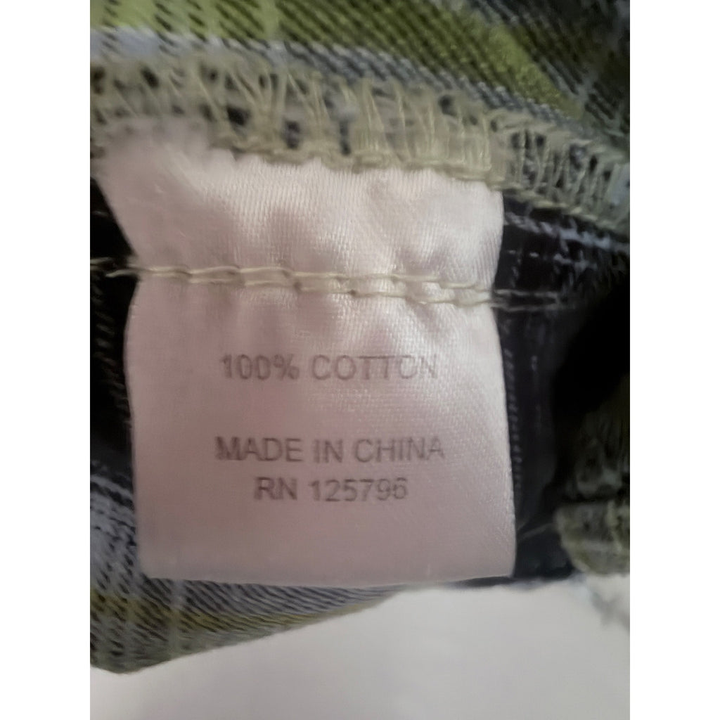Rolling Paper Co Plaid Snap Shirt Mens XXL