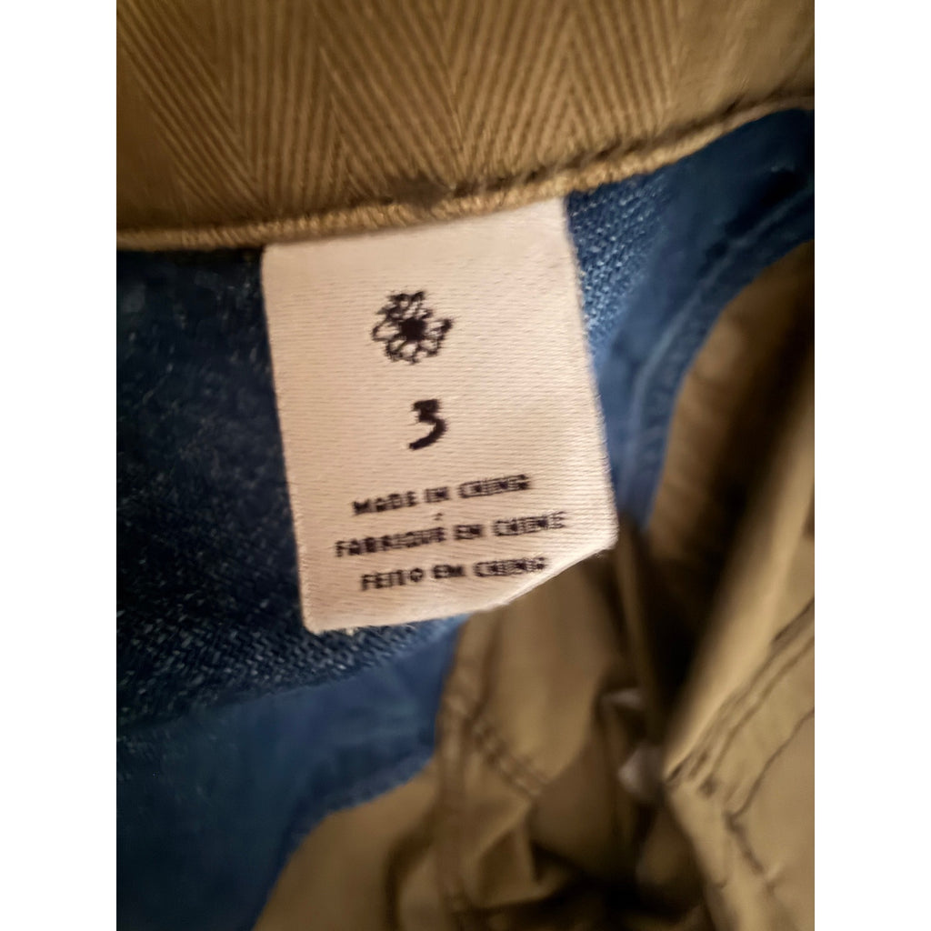 Maison Scotch Utility Jacket Women's Olive Embroidered Sleeves