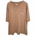 Carhartt K87 Pocket T Shirt Mens L Brown Optivolt Logo