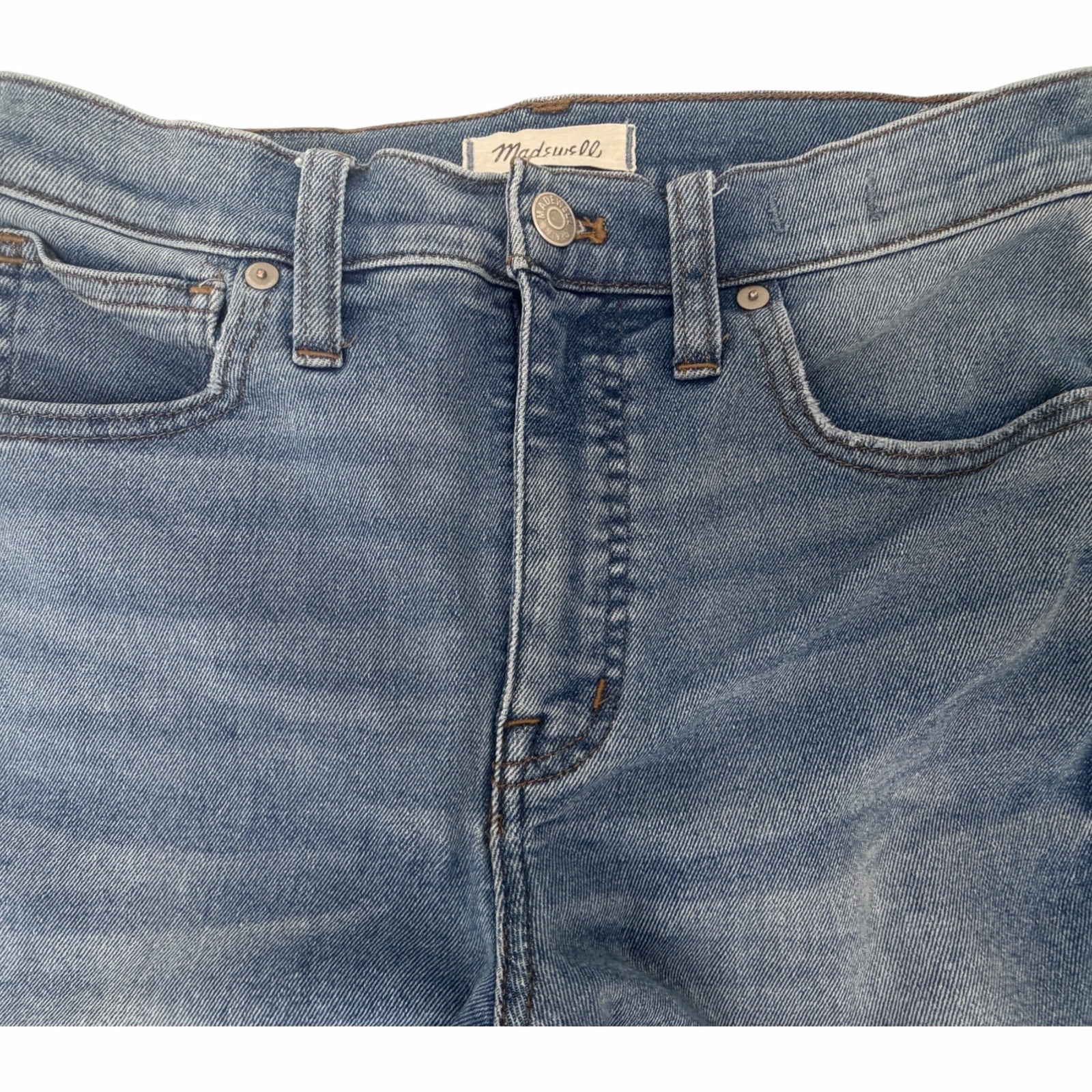Madewell 10-Inch High-Rise Skinny Crop Jeans Women's 28 Horne Wash