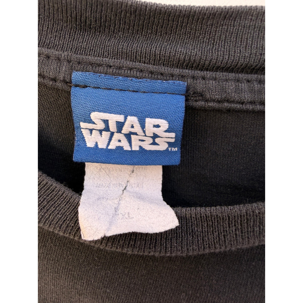 Star Wars Saga Continues Graphic T Shirt Mens RESEARCH Black Movie Poster Sci Fi