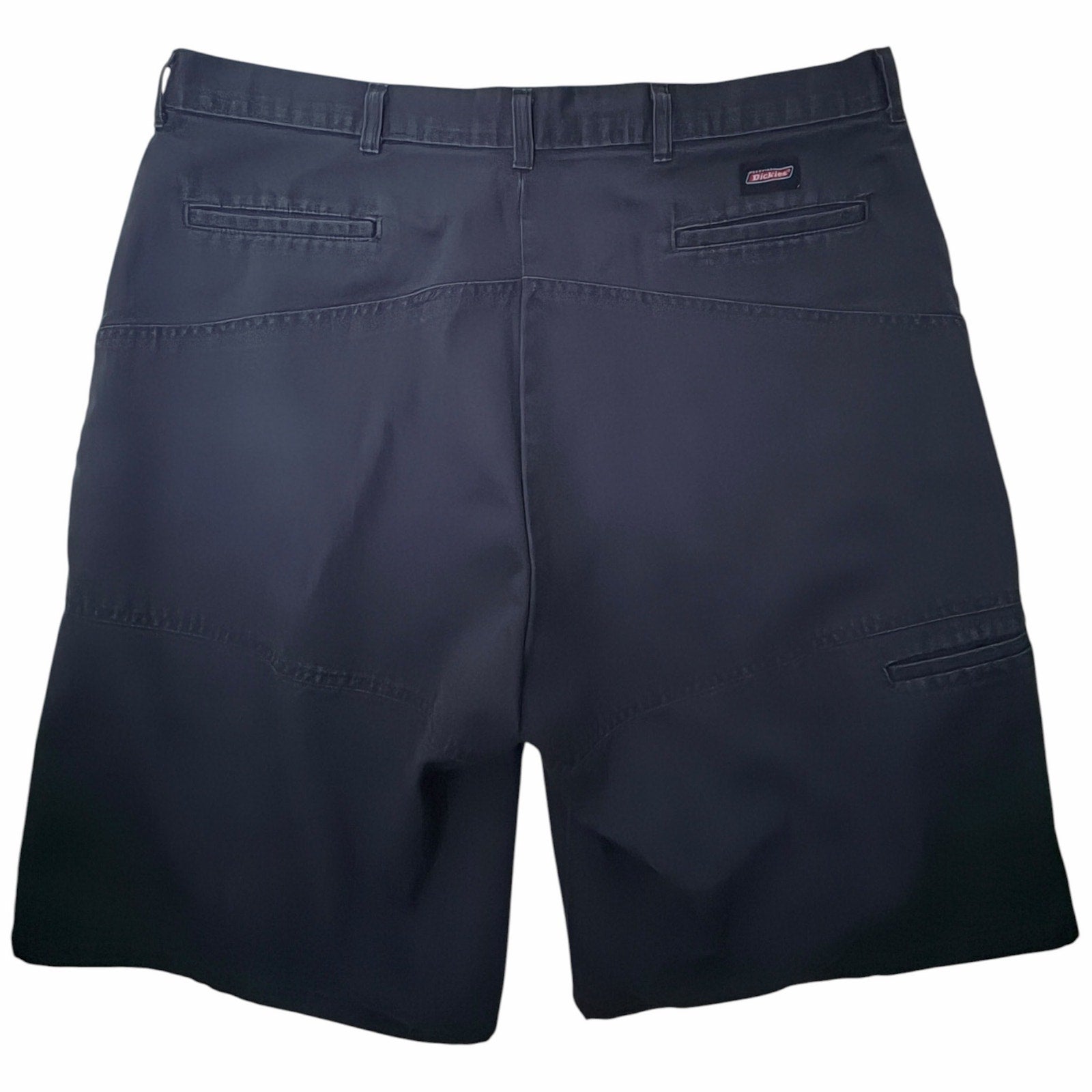 Dickies Blue Work Shorts Mens 40 Flat Front Chino Utility Skate