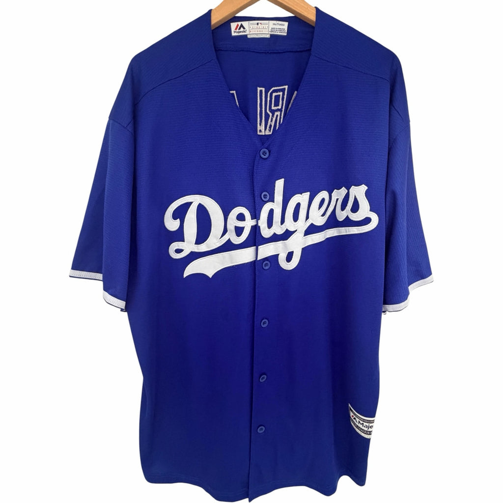 Majestic Dodgers Safari Room Cool Base Jersey 2XL