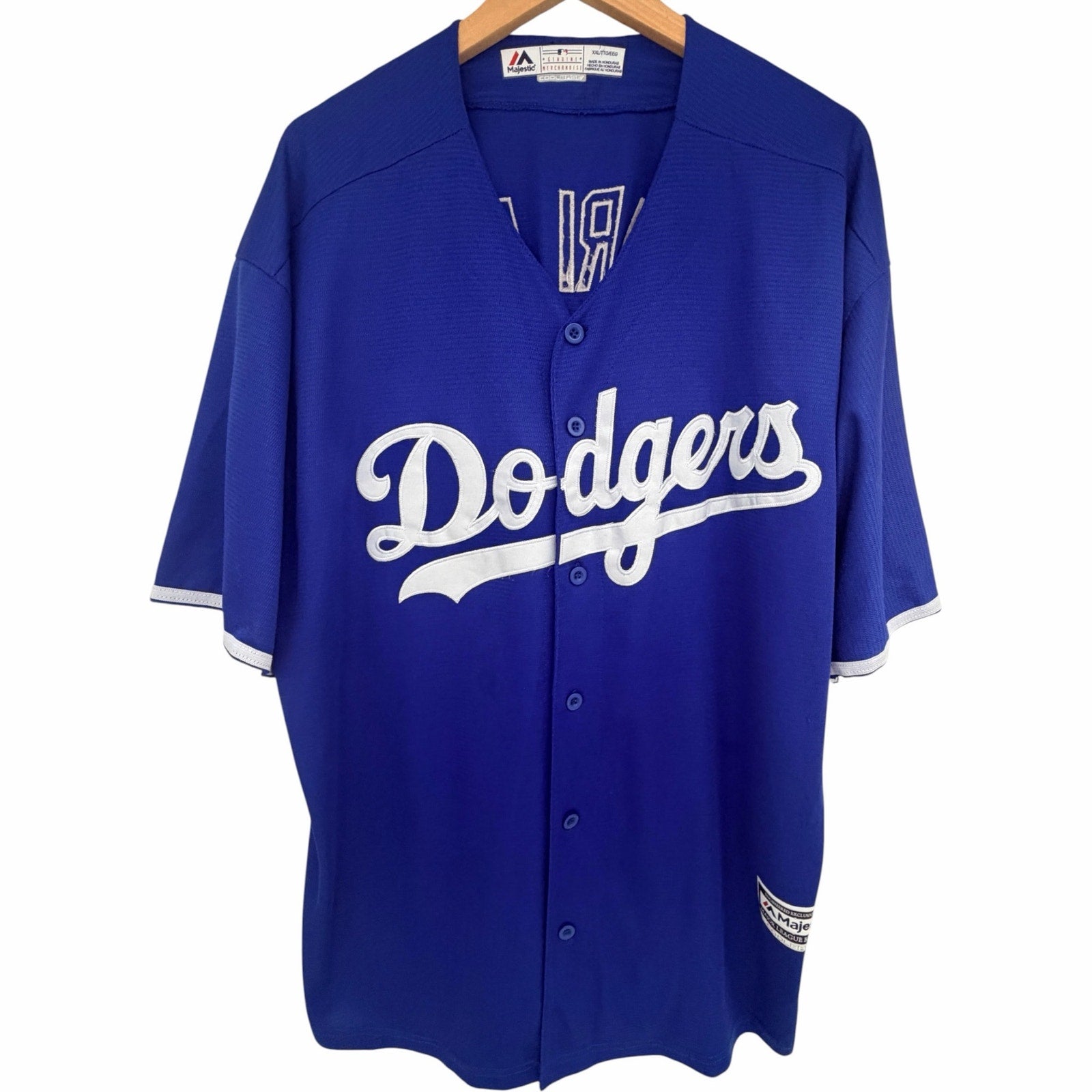 Majestic Dodgers Safari Room Cool Base Jersey 2XL