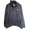 The North Face Venture Rain Jacket Mens XL Black Hooded Waterproof Shell