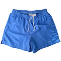 Nike Mens Medium Blue Swim Trunks Board Shorts Drawstring Swoosh