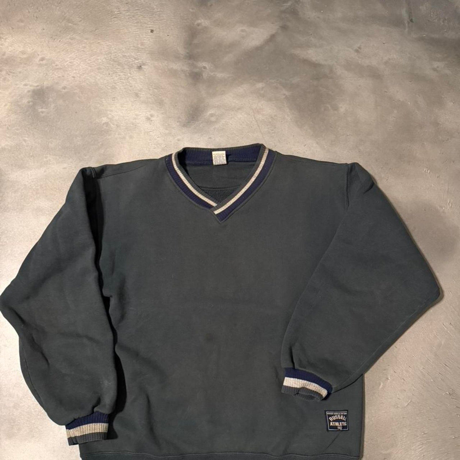 Vintage moss green faded 90s