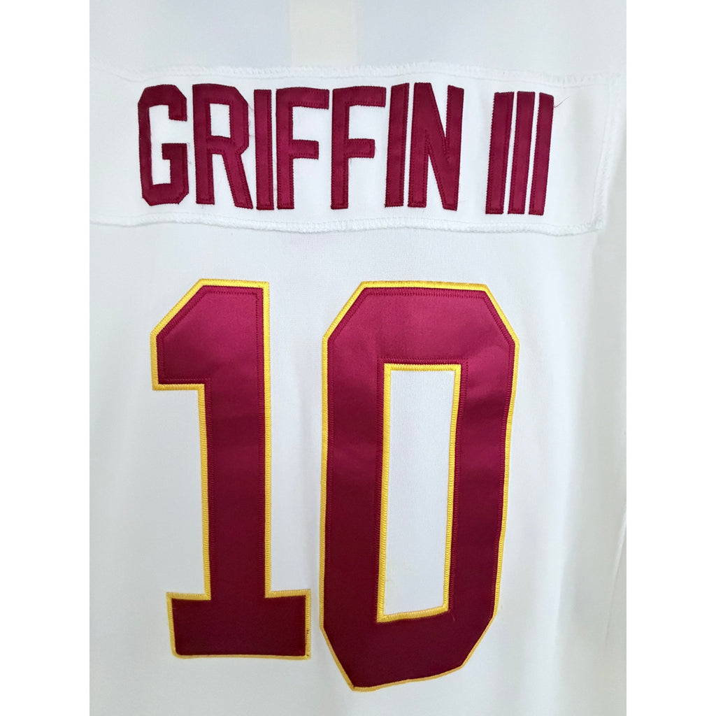 Nike Washington Commanders Robert Griffin III 10 NFL Field Jersey Mens XL White