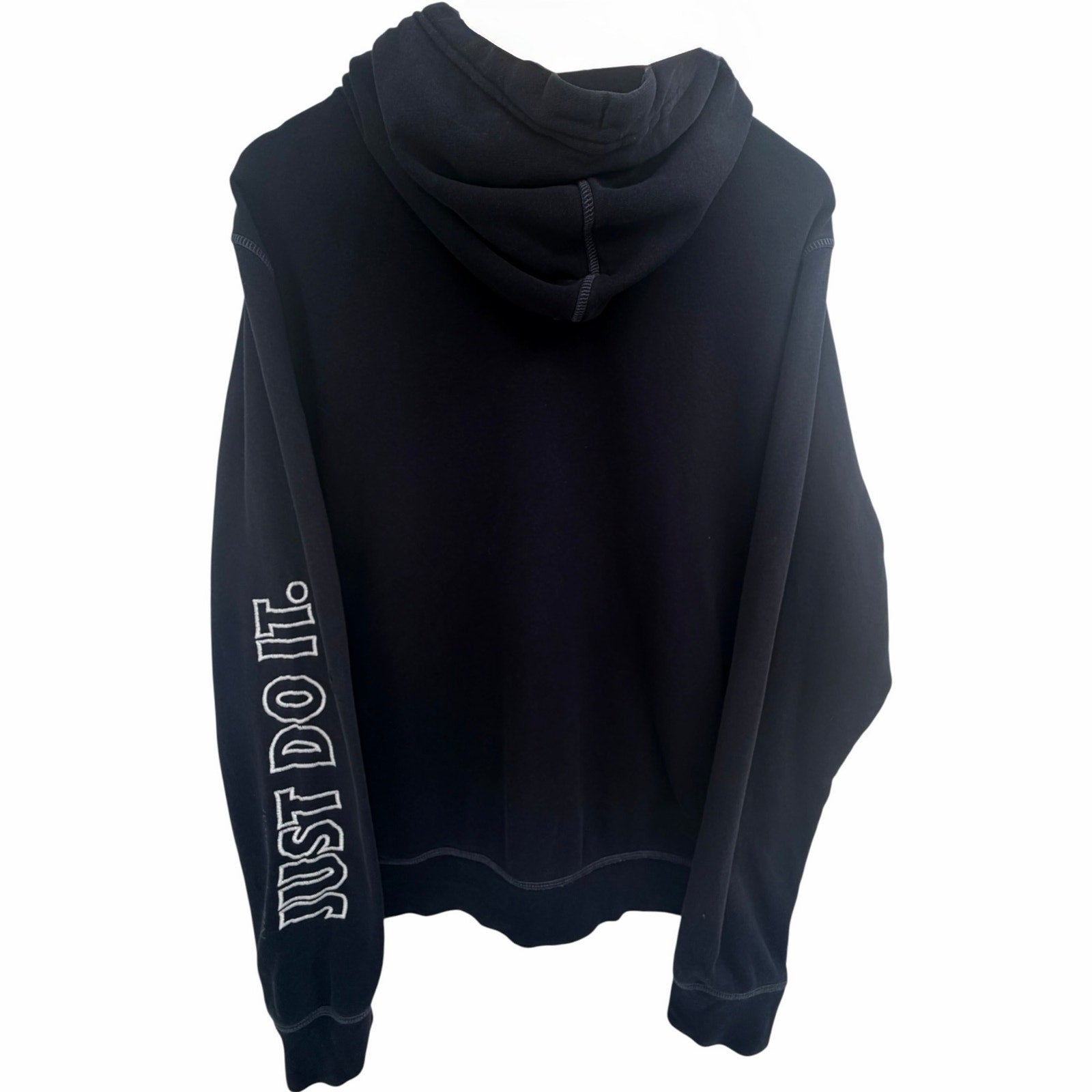Nike Sportswear Just Do It Pullover Hoodie Mens M Black DD6218-010