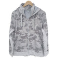 Athleta Full Zip Hoodie Womens XL Gray Camo Athletic Sweatshirt