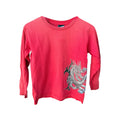 Starter Long Sleeve Shirt Mens Medium Red Graphic Dragon Shirt
