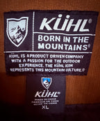KÜHL Men's Brown Vintage Patina Dye Vest — brand label
