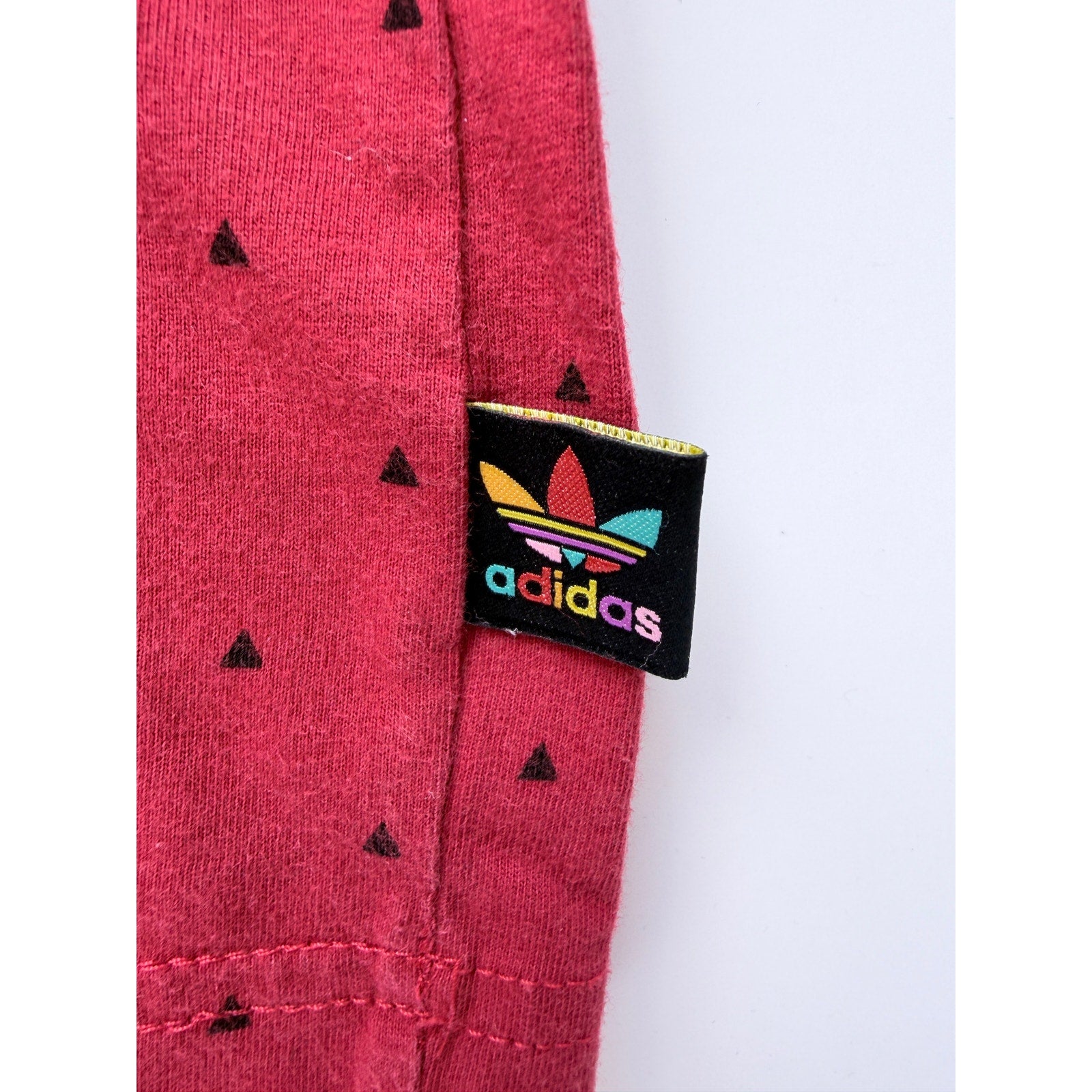 Adidas Originals Pharrell Williams Mens T Shirt Red Trefoil Logo S
