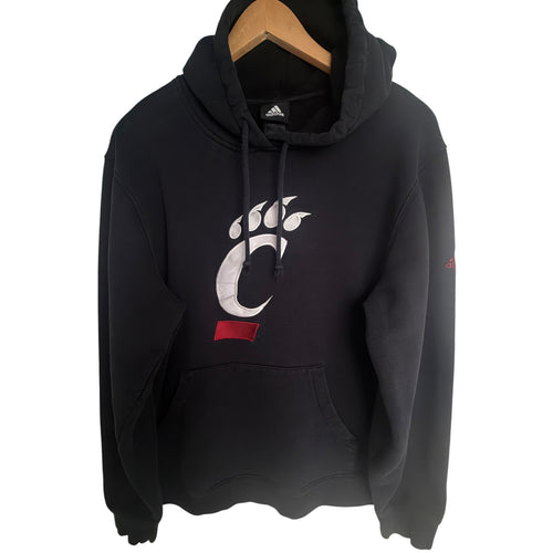 Adidas Cincinnati Bearcats C Paw Embroidered Hoodie Black Mens M product image
