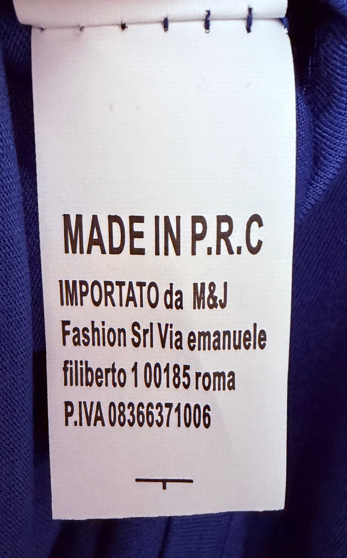 Italia Men's Blue Crewneck T-Shirt — view 6