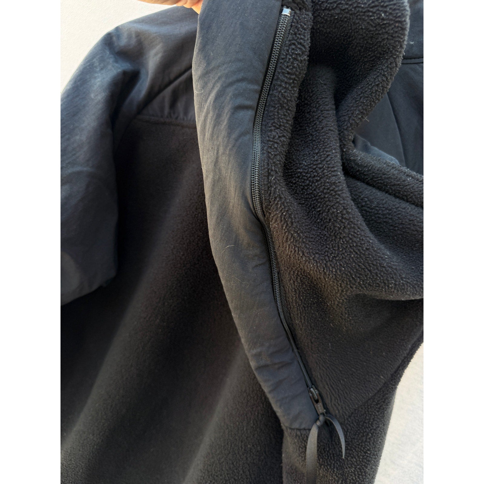 Marmot Fleece Jacket Mens Large Black Full Zip Outdoor