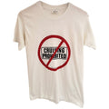 Vintage Cruising Prohibited T Shirt Mens Medium White 1987 Mad Dog Design Tee