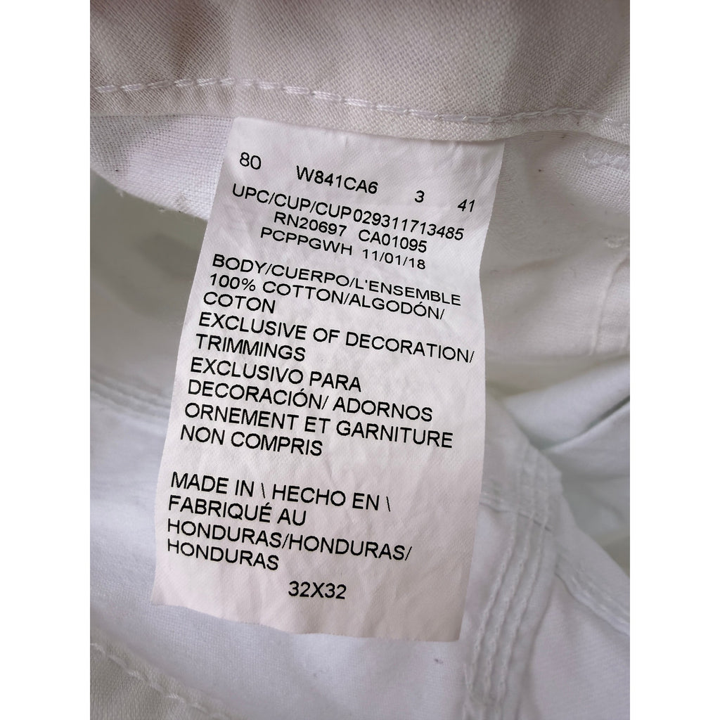 Dickies Carpenter Pants Mens 32x32 White Workwear Utility Straight