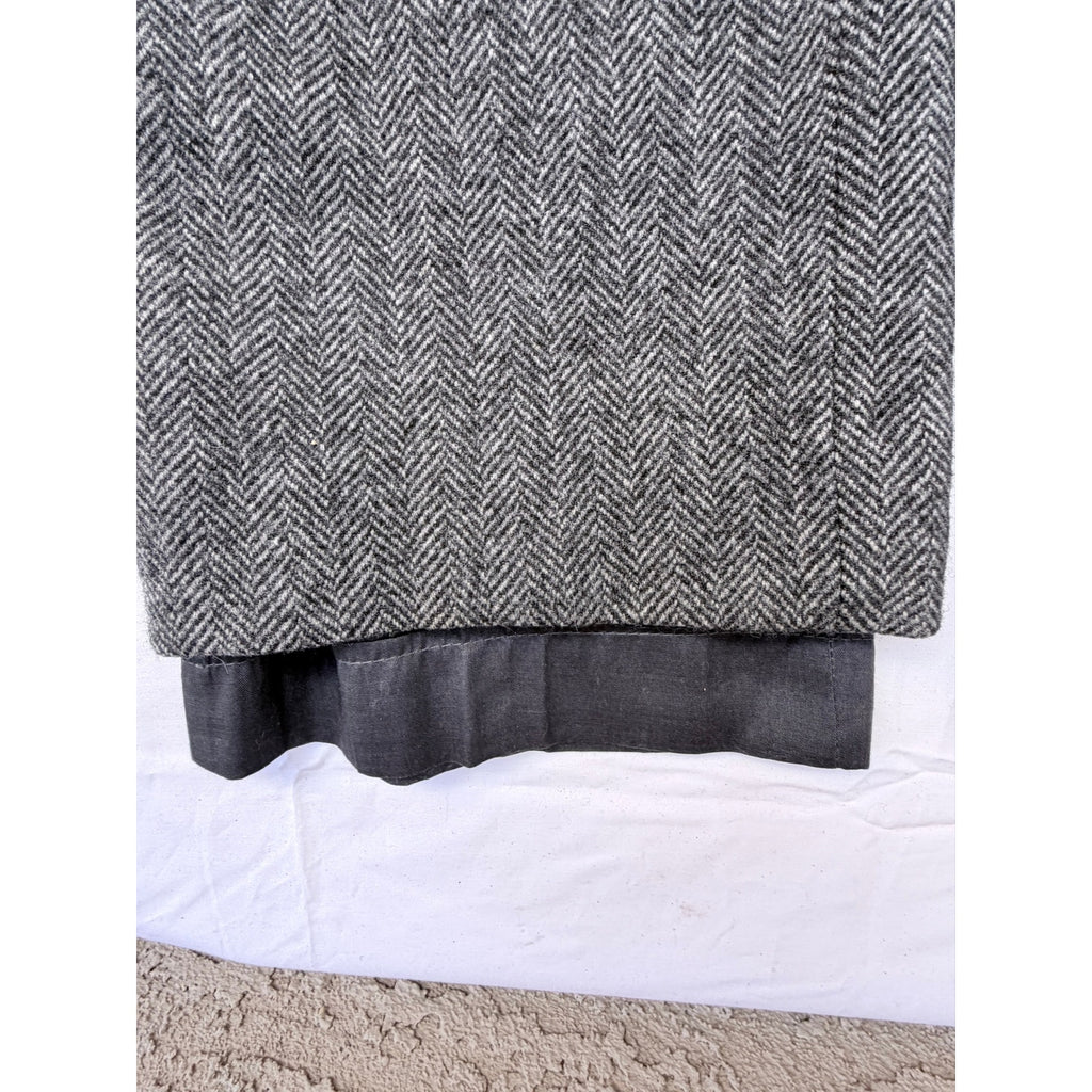 Pendleton Wool Pants Womens 30x30 Gray Herringbone Vintage USA Made
