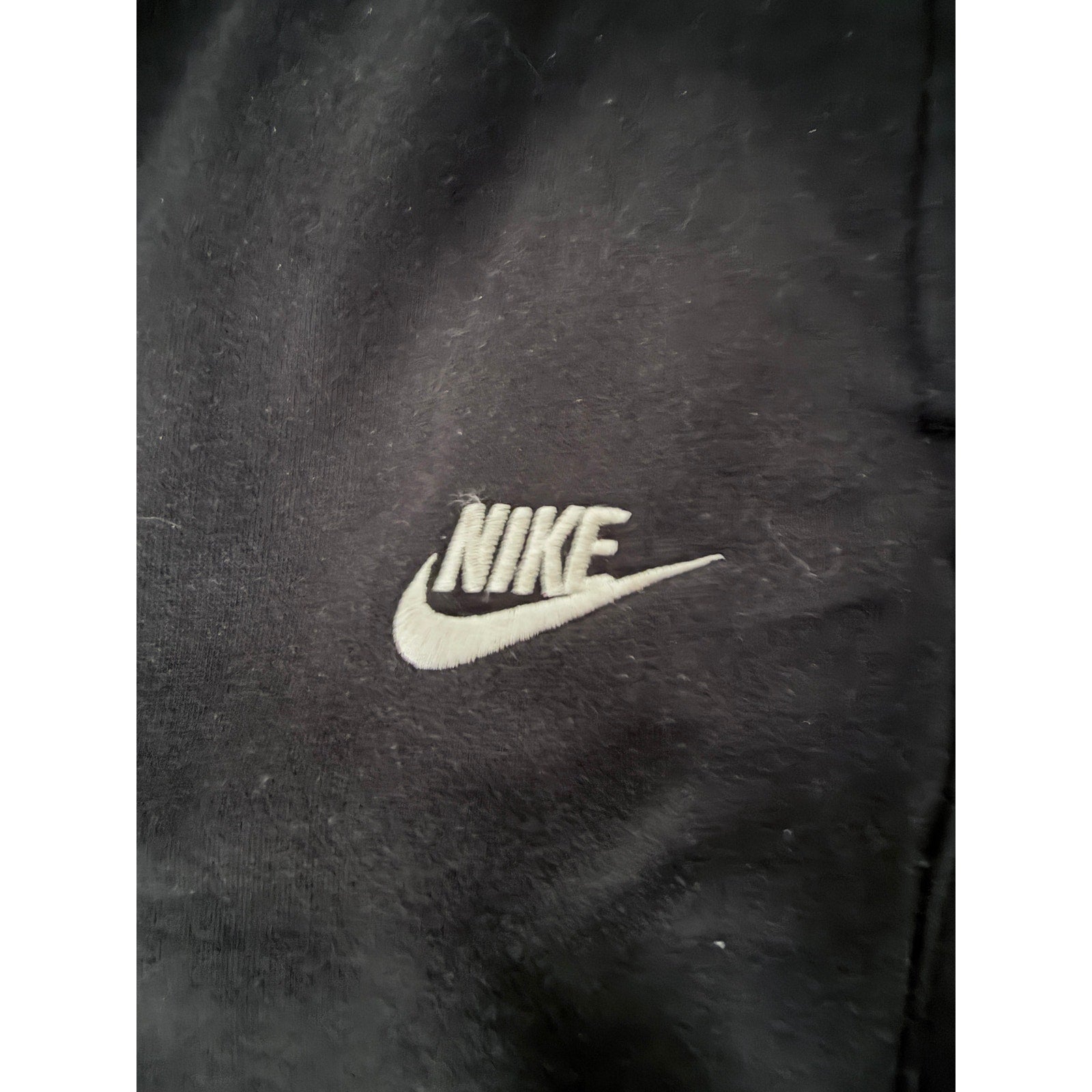 Nike Futura Logo Open Hem Fleece Sweatpants Men's Small Black
